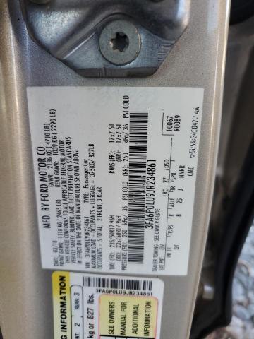 VIN 3FA6P0LU9JR234861 2018 Ford Fusion, Se Hybrid no.12