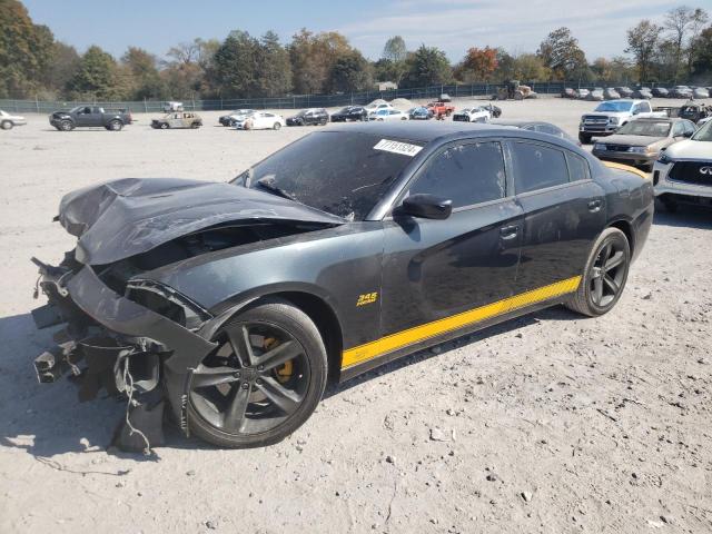 DODGE CHARGER R/ 2018 black  gas 2C3CDXCT0JH122312 photo #1