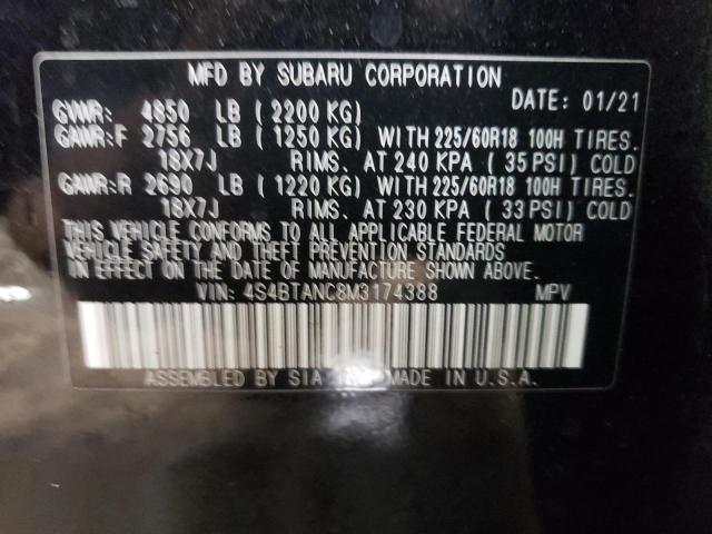 2021 SUBARU OUTBACK LI - 4S4BTANC8M3174388
