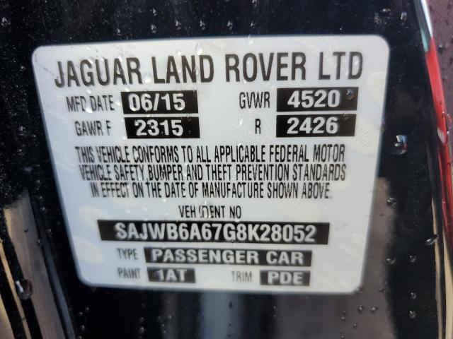 2016 JAGUAR F-TYPE SAJWB6A67G8K28052