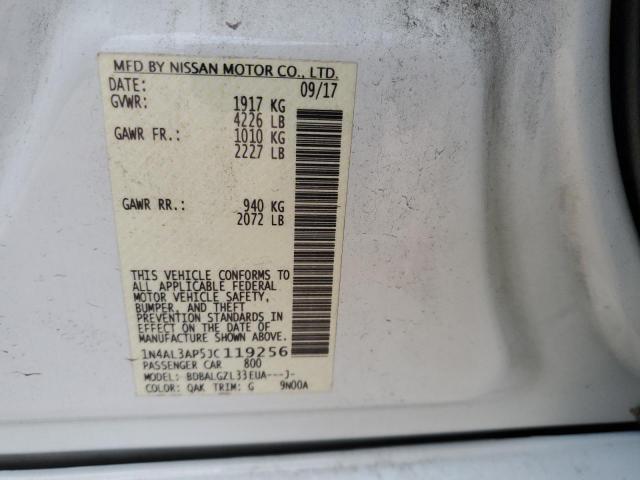 2018 NISSAN ALTIMA 2.5 - 1N4AL3AP5JC119256