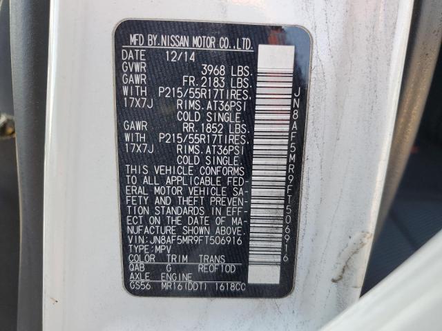 2015 NISSAN JUKE S - JN8AF5MR9FT506916