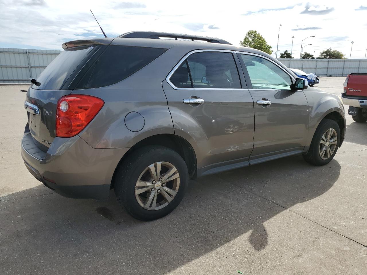 CHEVROLET EQUINOX LT 2012 gray  flexible fuel 2GNALDEK0C6146835 photo #4