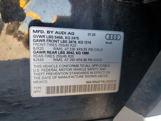 VIN WA1BNAFY9L2055076 2020 AUDI Q5 no.13