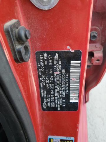 2015 HYUNDAI ACCENT GS KMHCT5AE9FU220889