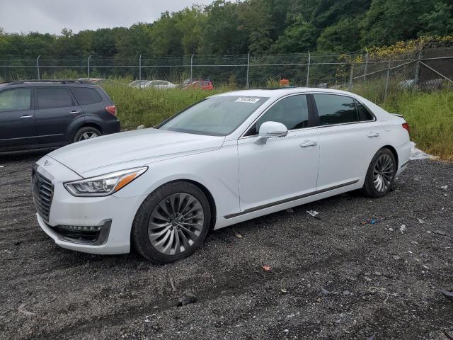 GENESIS G90 ULTIMA 2017 white  gas KMHG54JH5HU024077 photo #1