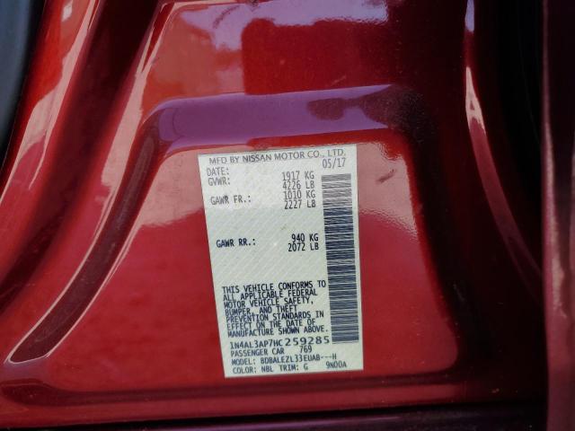 2017 NISSAN ALTIMA 2.5 - 1N4AL3AP7HC259285