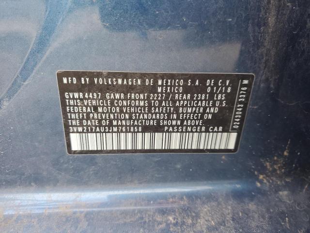 2018 VOLKSWAGEN GOLF SPORT - 3VW217AU3JM761858