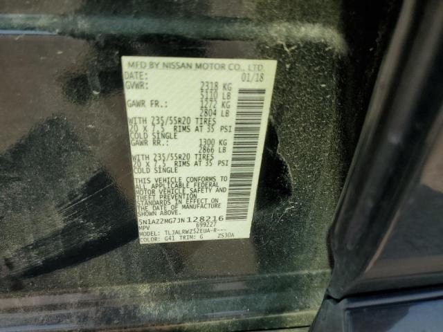 2018 NISSAN MURANO S - 5N1AZ2MG7JN128216