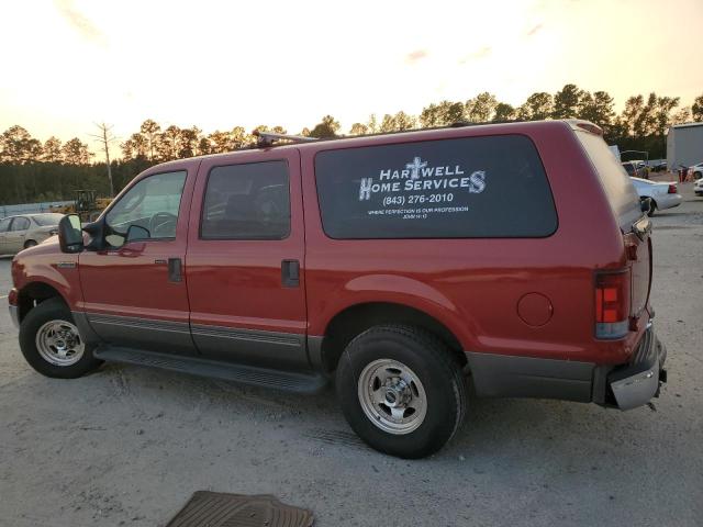 FORD EXCURSION 2005 burgundy 4dr spor gas 1FMNU40LX5EB61764 photo #3