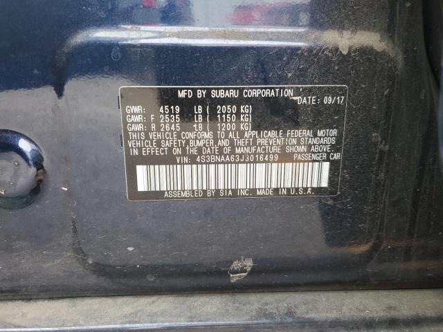 2018 SUBARU LEGACY 2.5 - 4S3BNAA63J3016499