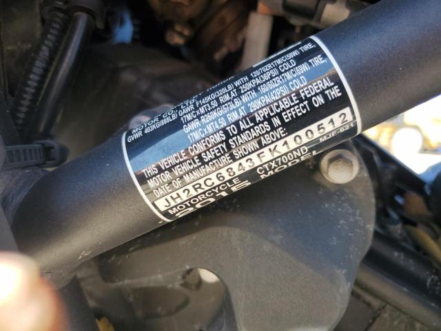 2015 HONDA CTX700 ND JH2RC6843FK100512