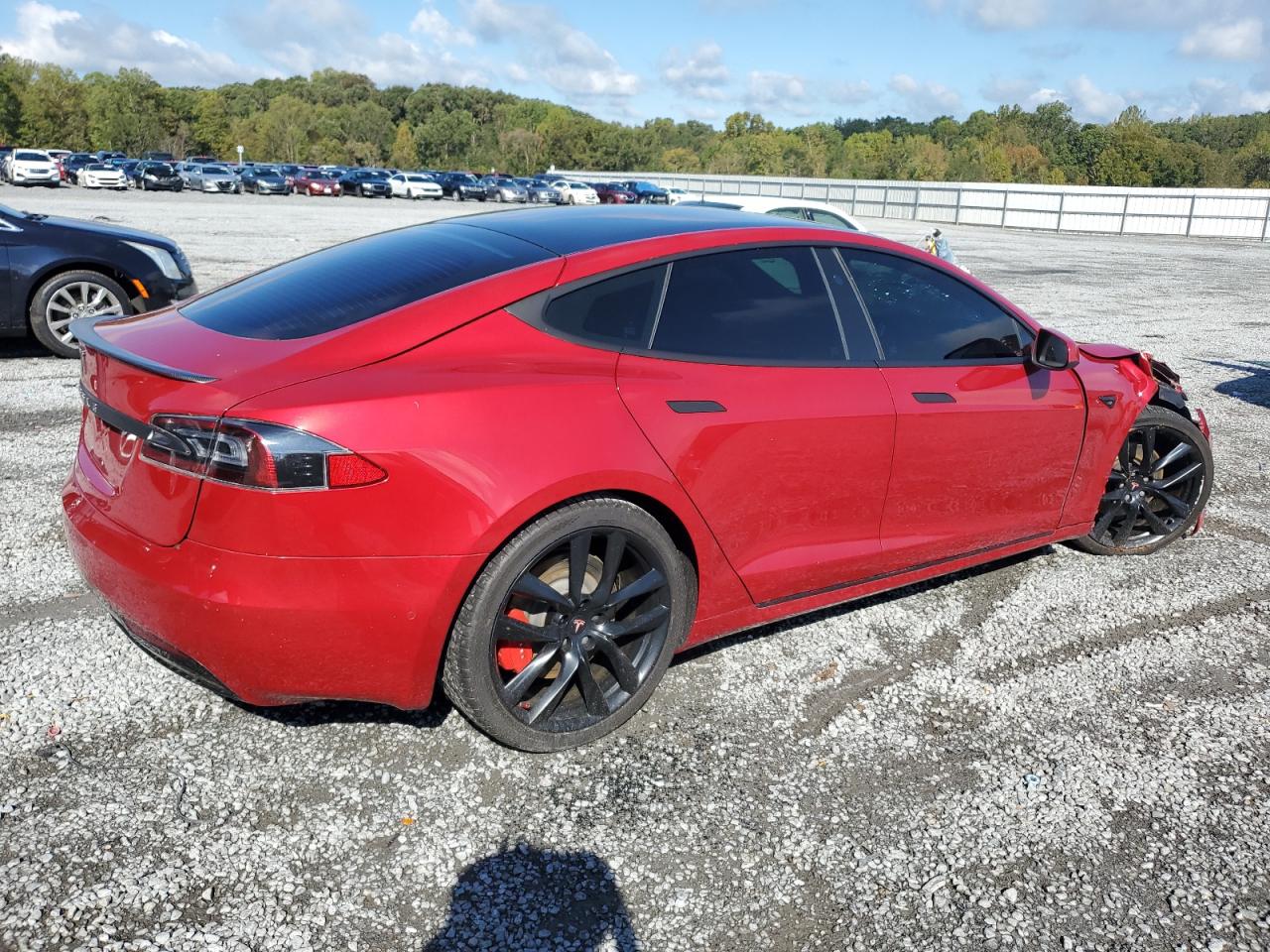 Lot #2945426711 2020 TESLA MODEL S