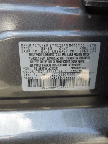 2020 NISSAN SENTRA SR - 3N1AB8DVXLY241290