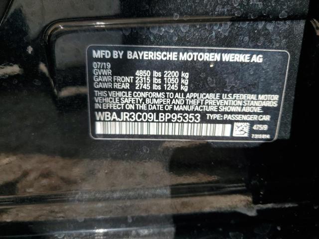 VIN WBAJR3C09LBP95353 2020 BMW 5 Series, 530 I no.12