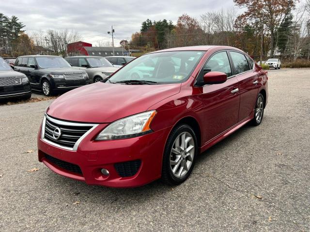 NISSAN SENTRA S 2014 maroon sedan 4d gas 3N1AB7AP0EY308417 photo #3