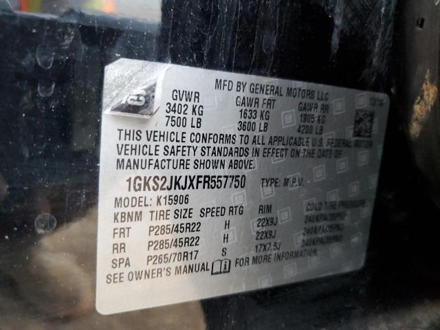 2015 GMC YUKON XL D - 1GKS2JKJXFR557750