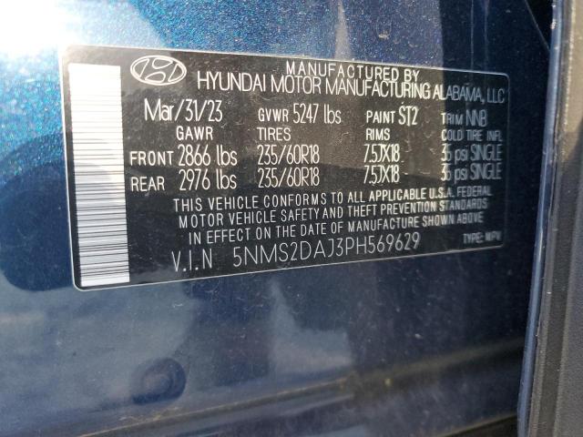 2023 HYUNDAI SANTA FE S - 5NMS2DAJ3PH569629