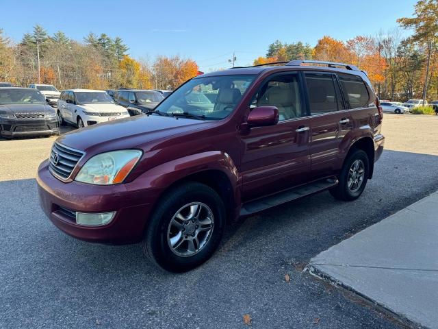 LEXUS GX 470 2008 burgundy 4dr spor gas JTJBT20X580156388 photo #3