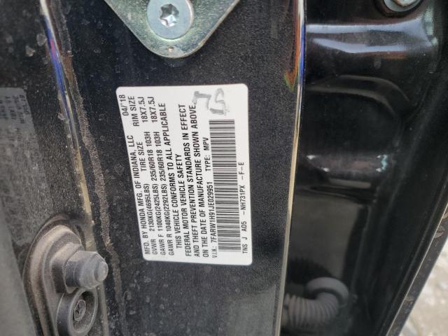2018 HONDA CR-V TOURI 7FARW1H91JE029951