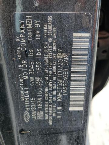 2015 HYUNDAI ACCENT GS KMHCT5AE1FU220787