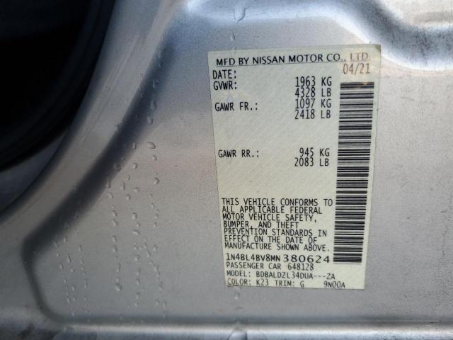 2021 NISSAN ALTIMA S - 1N4BL4BV8MN380624