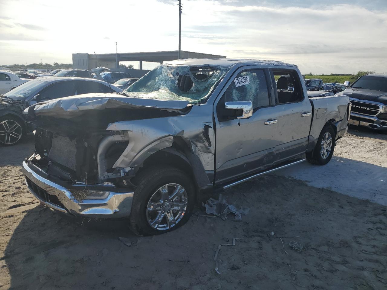 Lot #2936122134 2022 FORD F150 SUPER