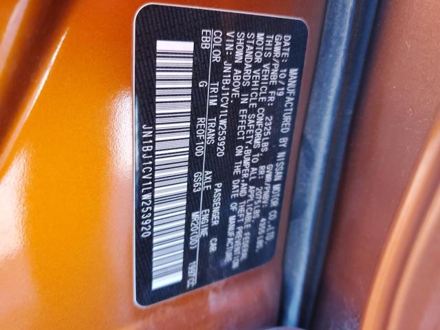 2020 NISSAN ROGUE SPOR - JN1BJ1CV1LW253920
