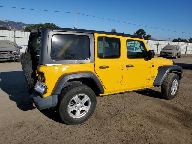 JEEP WRANGLER U 2019 yellow  gas 1C4HJXDN2KW549231 photo #4