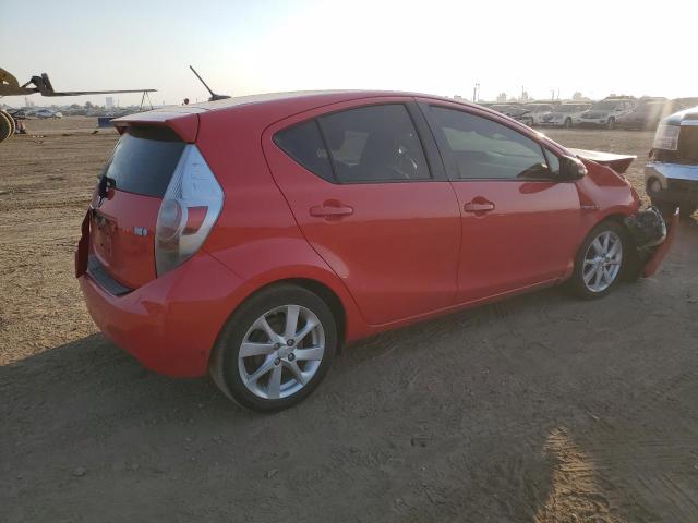 TOYOTA PRIUS C 2012 red  hybrid engine JTDKDTB3XC1001600 photo #4