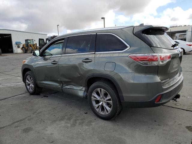 VIN 5TDKKRFH6ES020164 2014 Toyota Highlander, Xle no.2