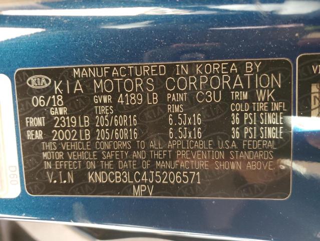 VIN KNDCB3LC4J5206571 2018 KIA Niro, FE no.12