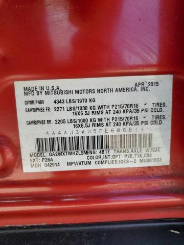 2015 MITSUBISHI RVR SE 4A4AJ3AU5FE606614