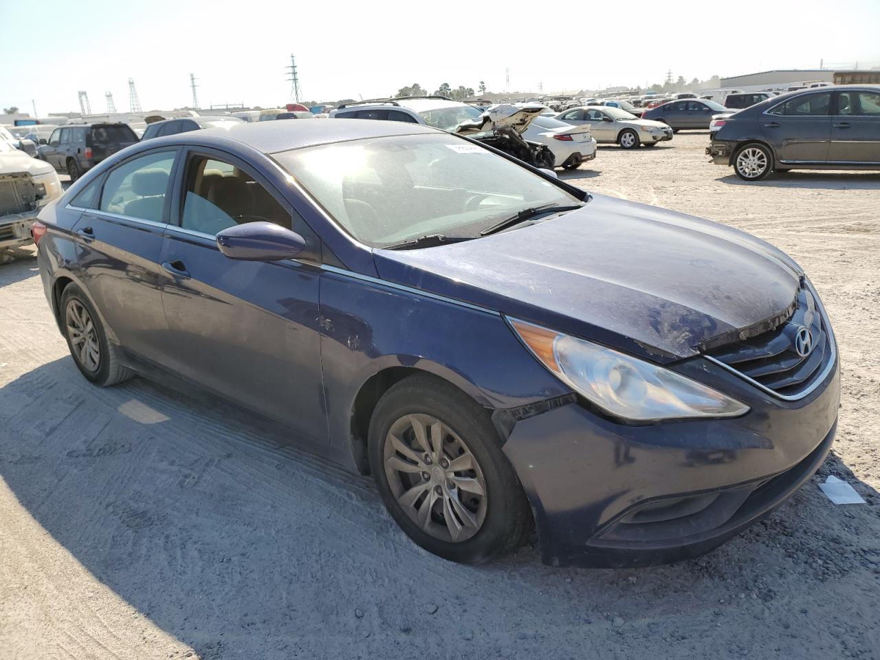 Lot #2895296398 2011 HYUNDAI SONATA GLS