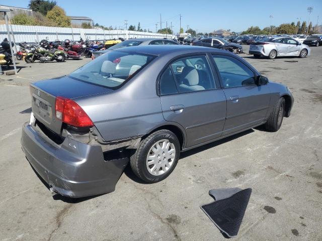 HONDA CIVIC LX 2004 gray  gas 2HGES16534H508278 photo #4