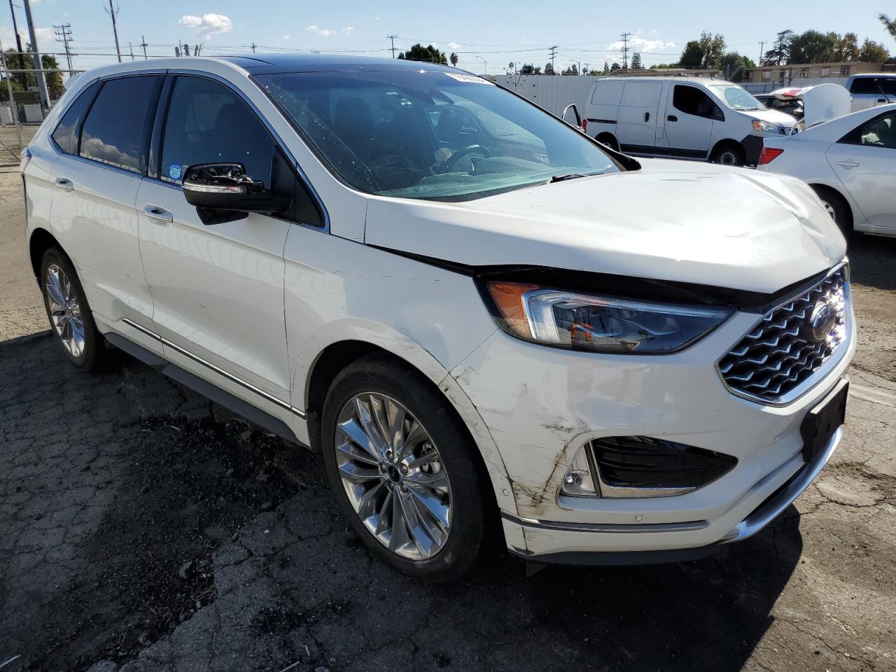 Lot #2988950557 2020 FORD EDGE TITAN