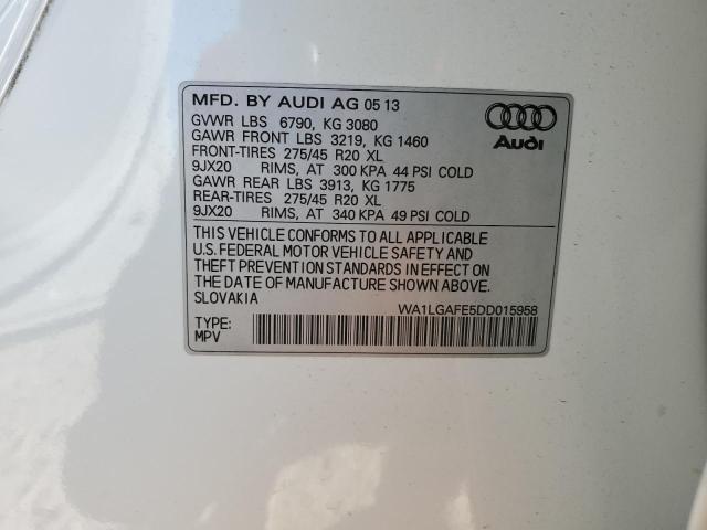 VIN WA1LGAFE5DD015958 2013 Audi Q7, Premium Plus no.13