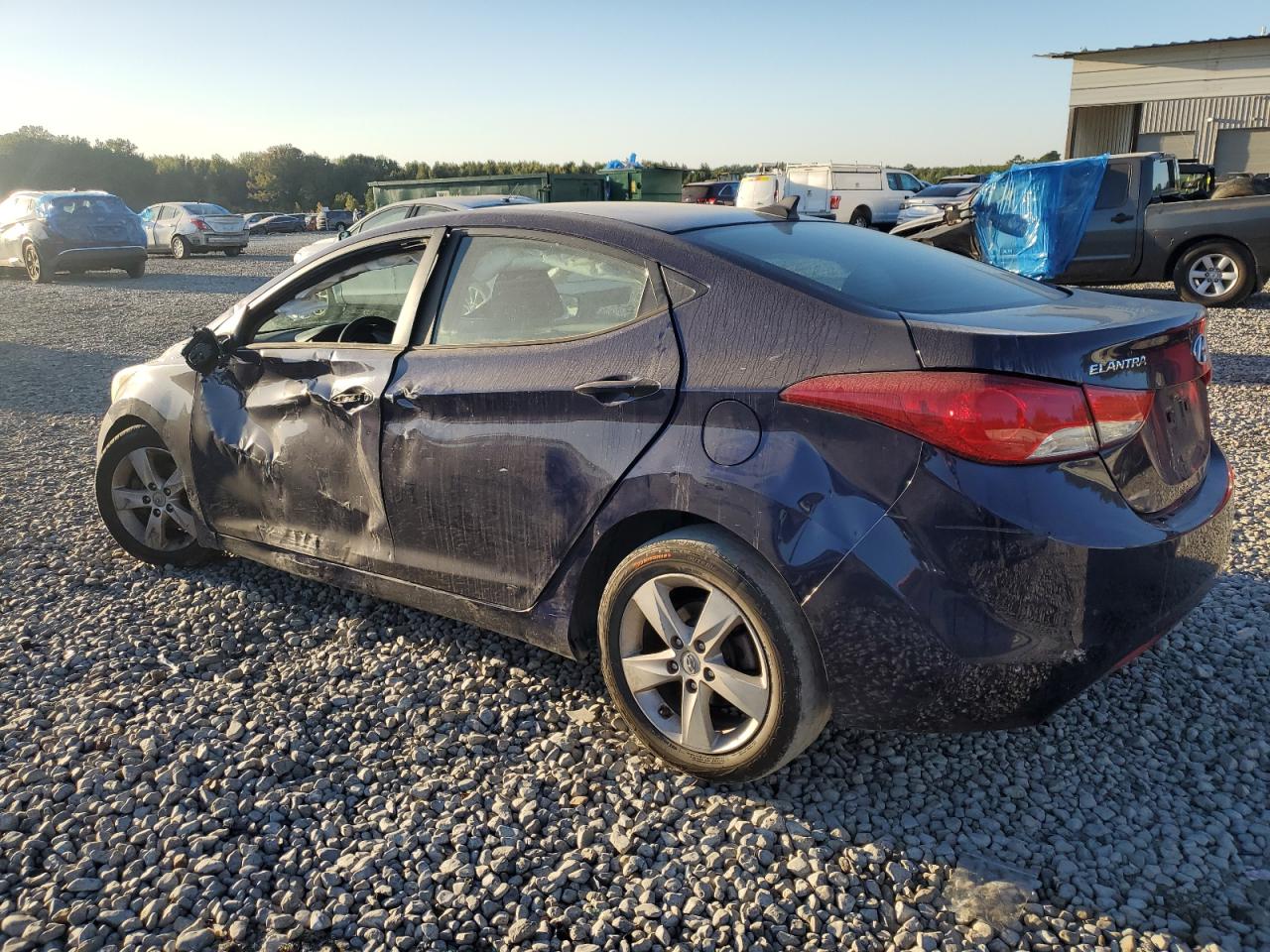 Lot #2938276721 2013 HYUNDAI ELANTRA GL