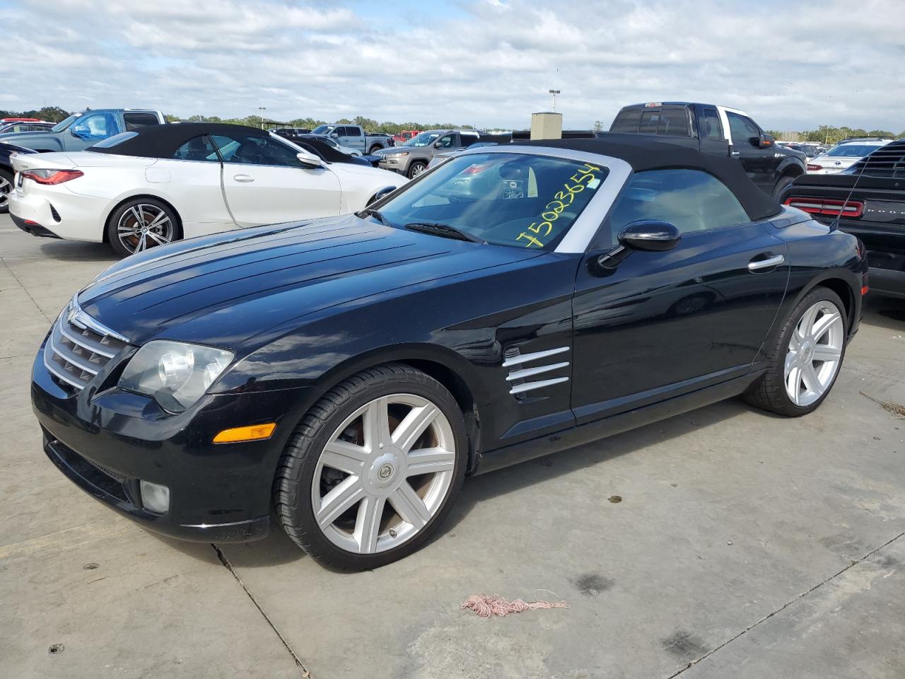 CHRYSLER CROSSFIRE 2005 black  gas 1C3AN65L15X036584 photo #1