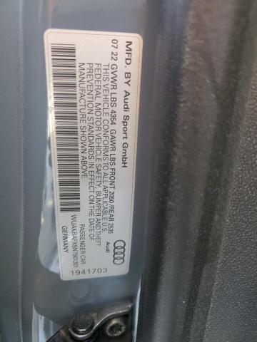 2022 AUDI R8 WUAKBAFX5N7901301