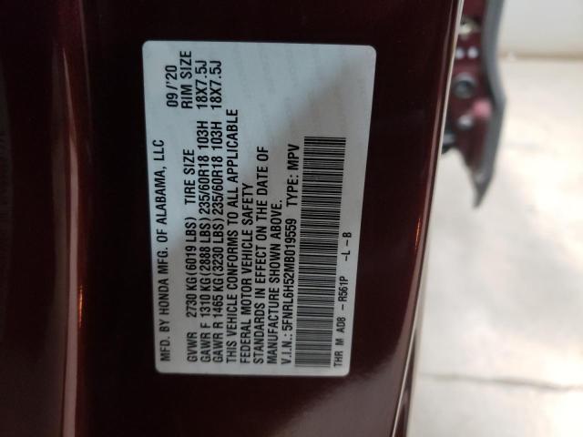 2021 HONDA ODYSSEY EX - 5FNRL6H52MB019559
