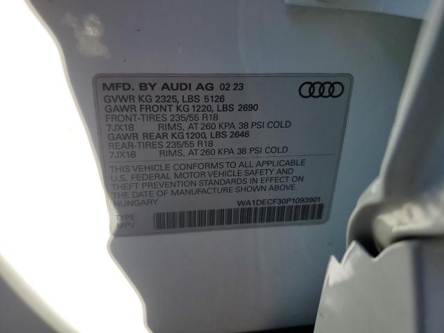 2023 AUDI Q3 PREMIUM - WA1DECF30P1093901