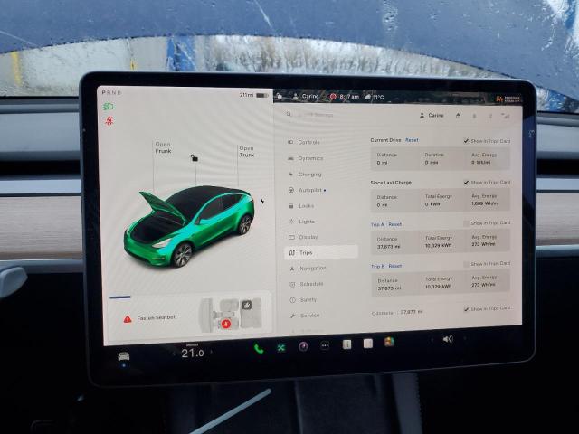 2021 TESLA MODEL Y - 5YJYGDEE0MF245009
