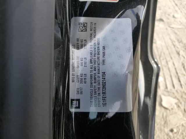 2017 CHEVROLET CAMARO SS - 1G1FE1R72H0214154