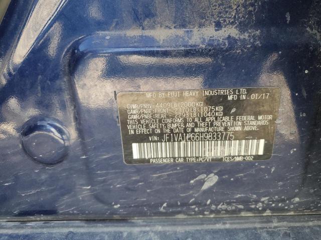 2017 SUBARU WRX LIMITE - JF1VA1L66H9833775
