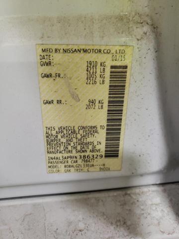 2015 NISSAN ALTIMA 2.5 - 1N4AL3AP9FN386329