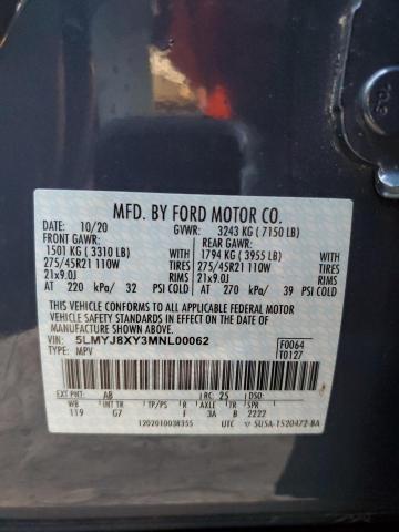 2021 LINCOLN AVIATOR GR 5LMYJ8XY3MNL00062