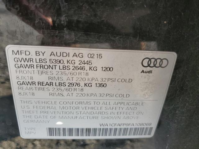 VIN WA1CFAFP9FA108068 2015 Audi Q5, Premium no.14