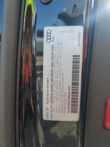 2021 AUDI RS7 WUAPCBF27MN901601