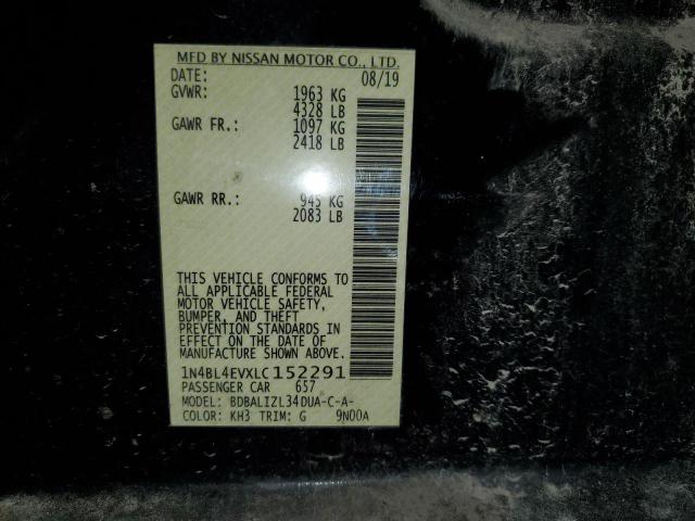 2020 NISSAN ALTIMA SL - 1N4BL4EVXLC152291